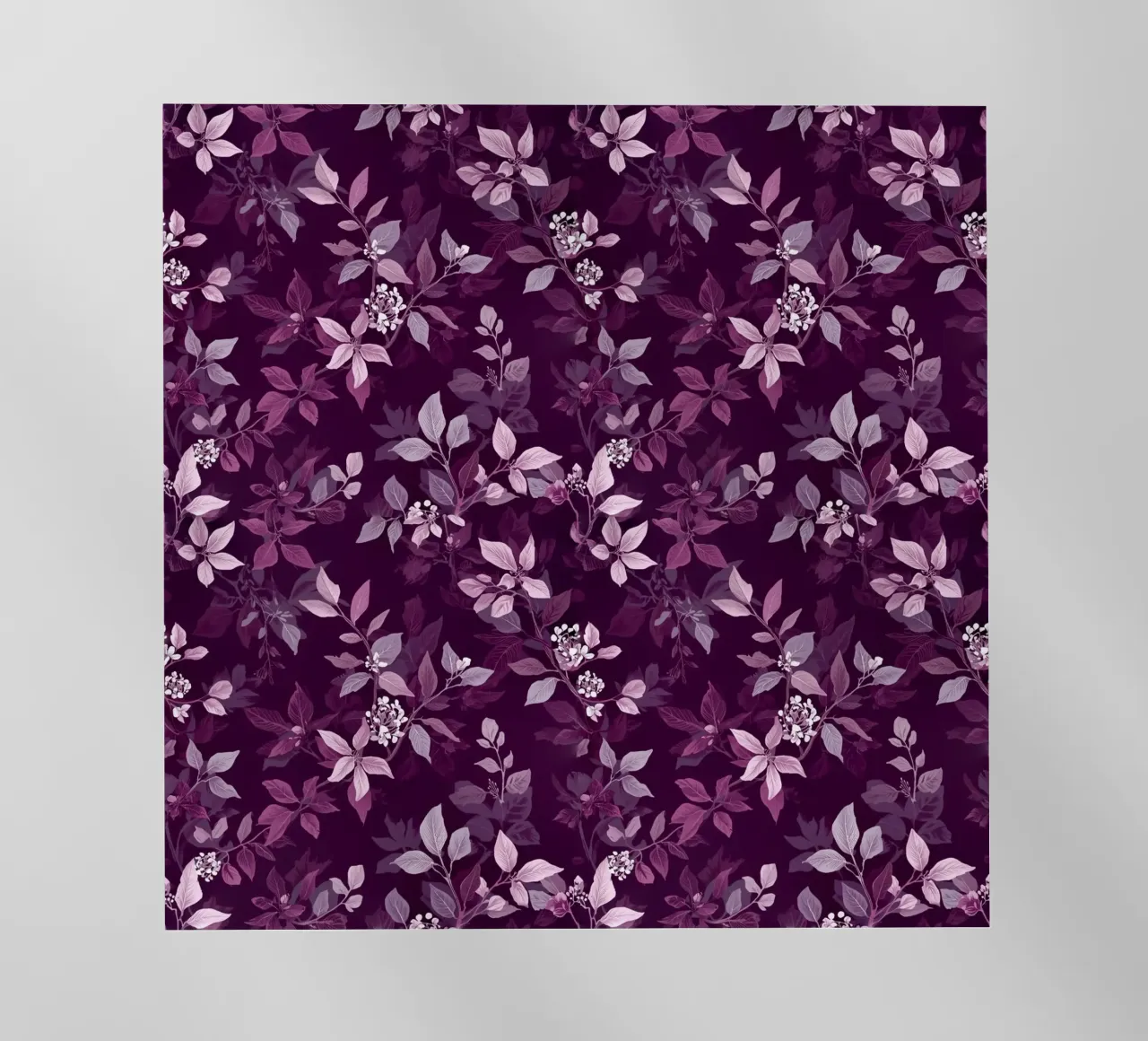 Purple Botanical Pattern pellicola backlit da AzStore11