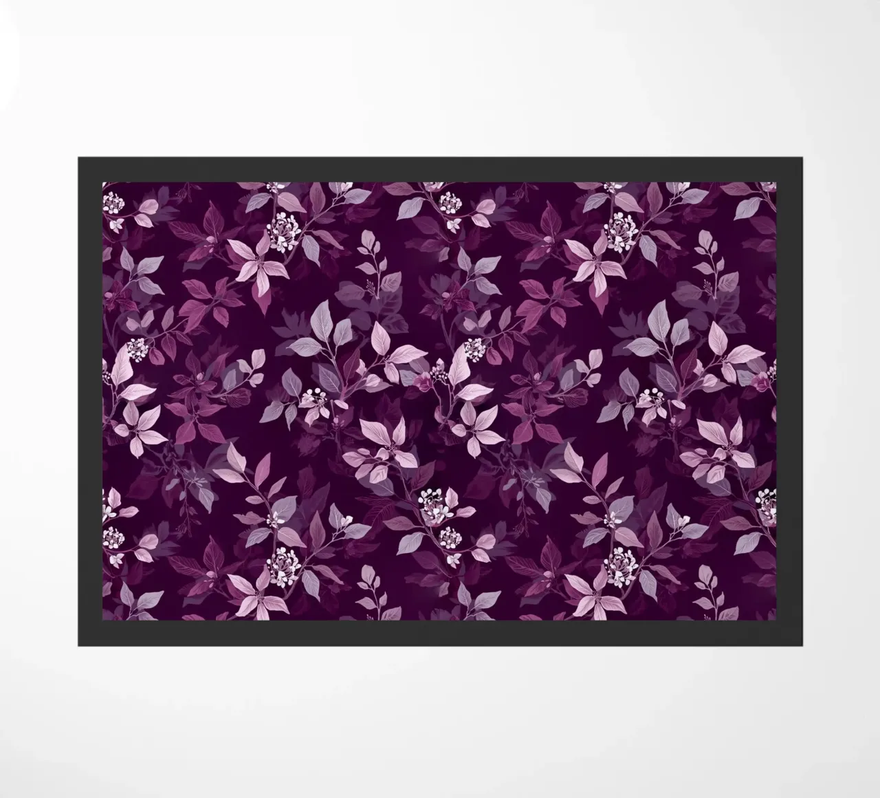 Purple Botanical Pattern zerbino da AzStore11