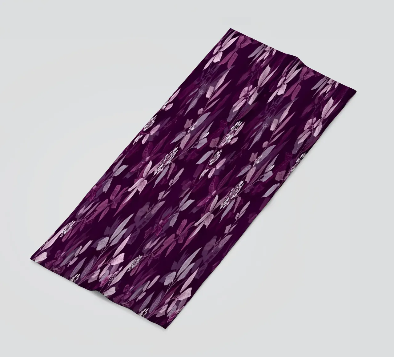 Purple Botanical Pattern telo mare da AzStore11