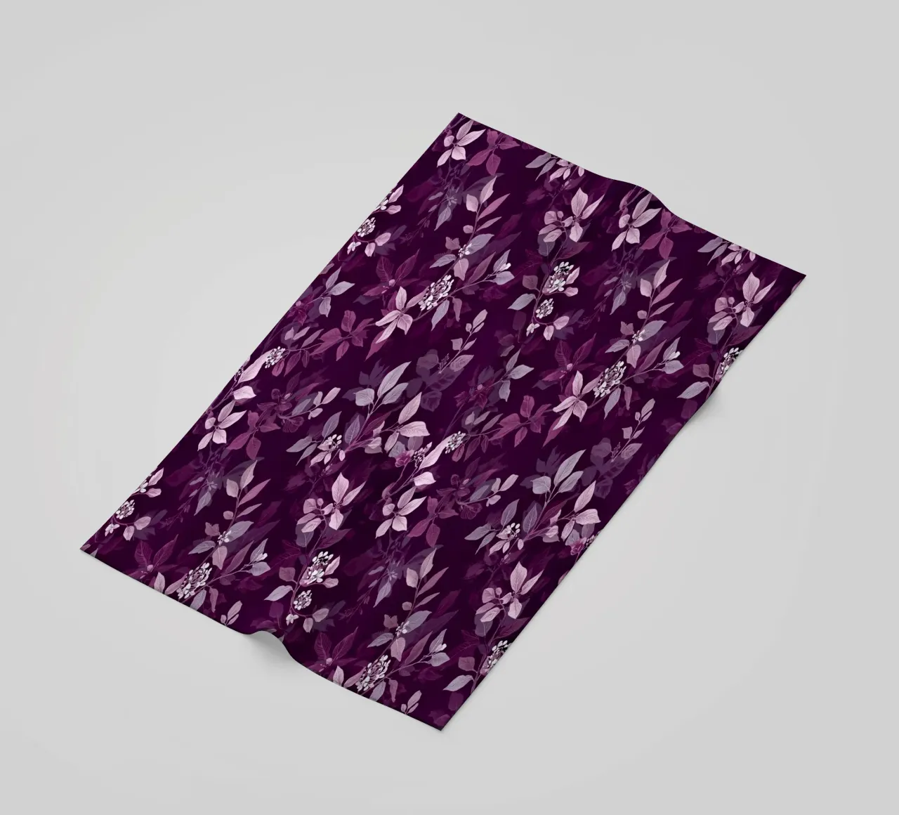 Purple Botanical Pattern telo mare da AzStore11
