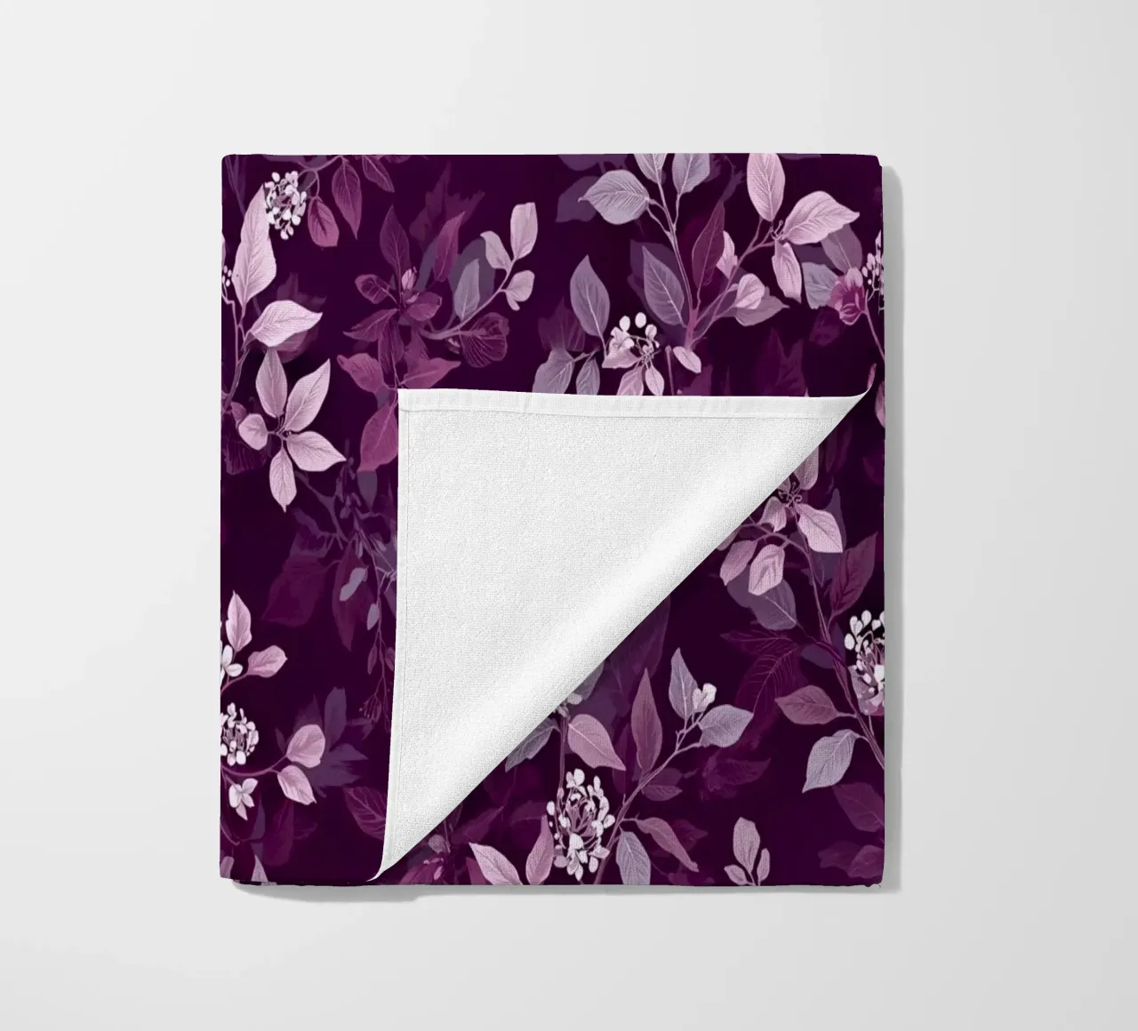Purple Botanical Pattern telo mare da AzStore11