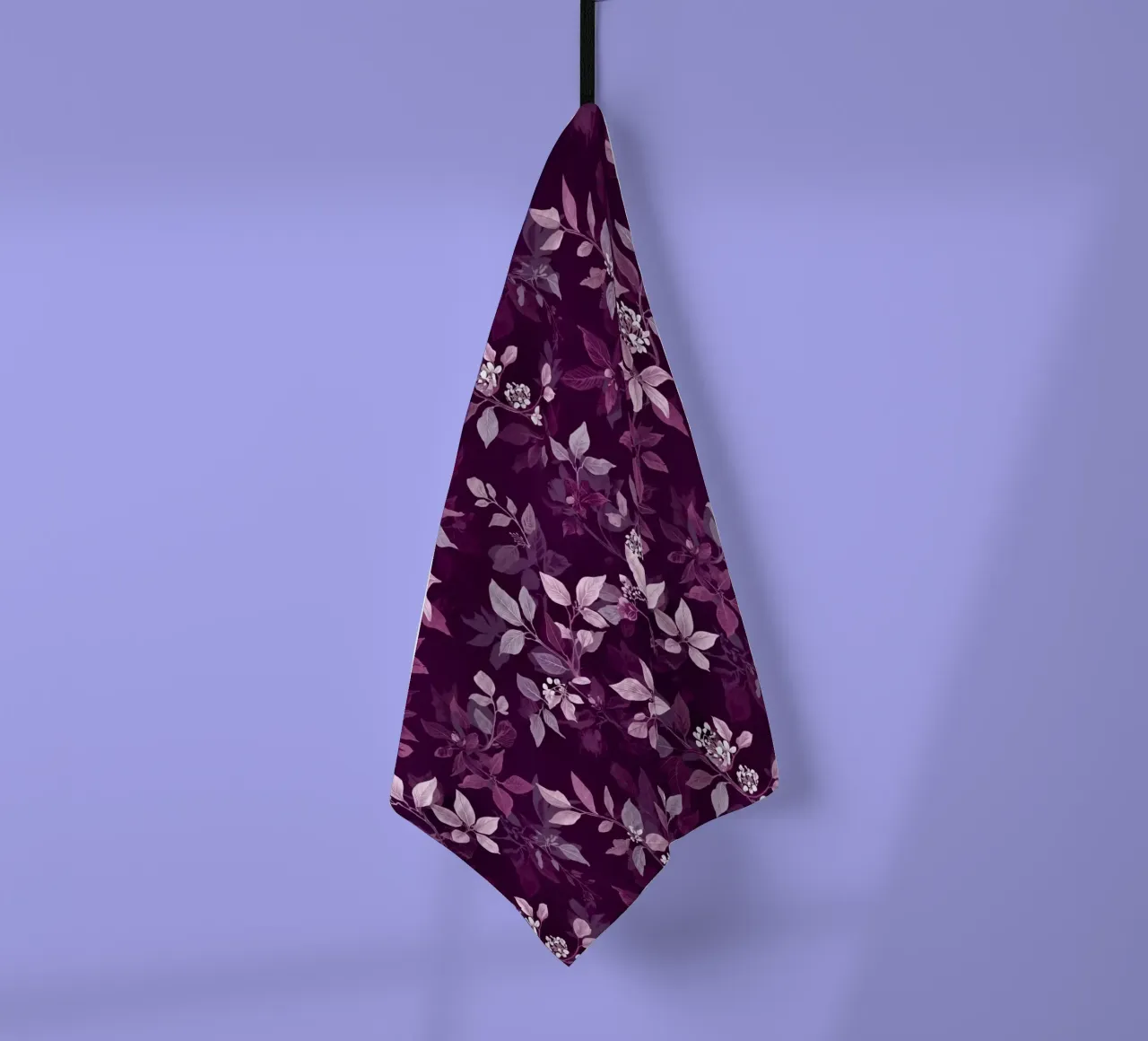 Purple Botanical Pattern canovaccio da cucina da AzStore11