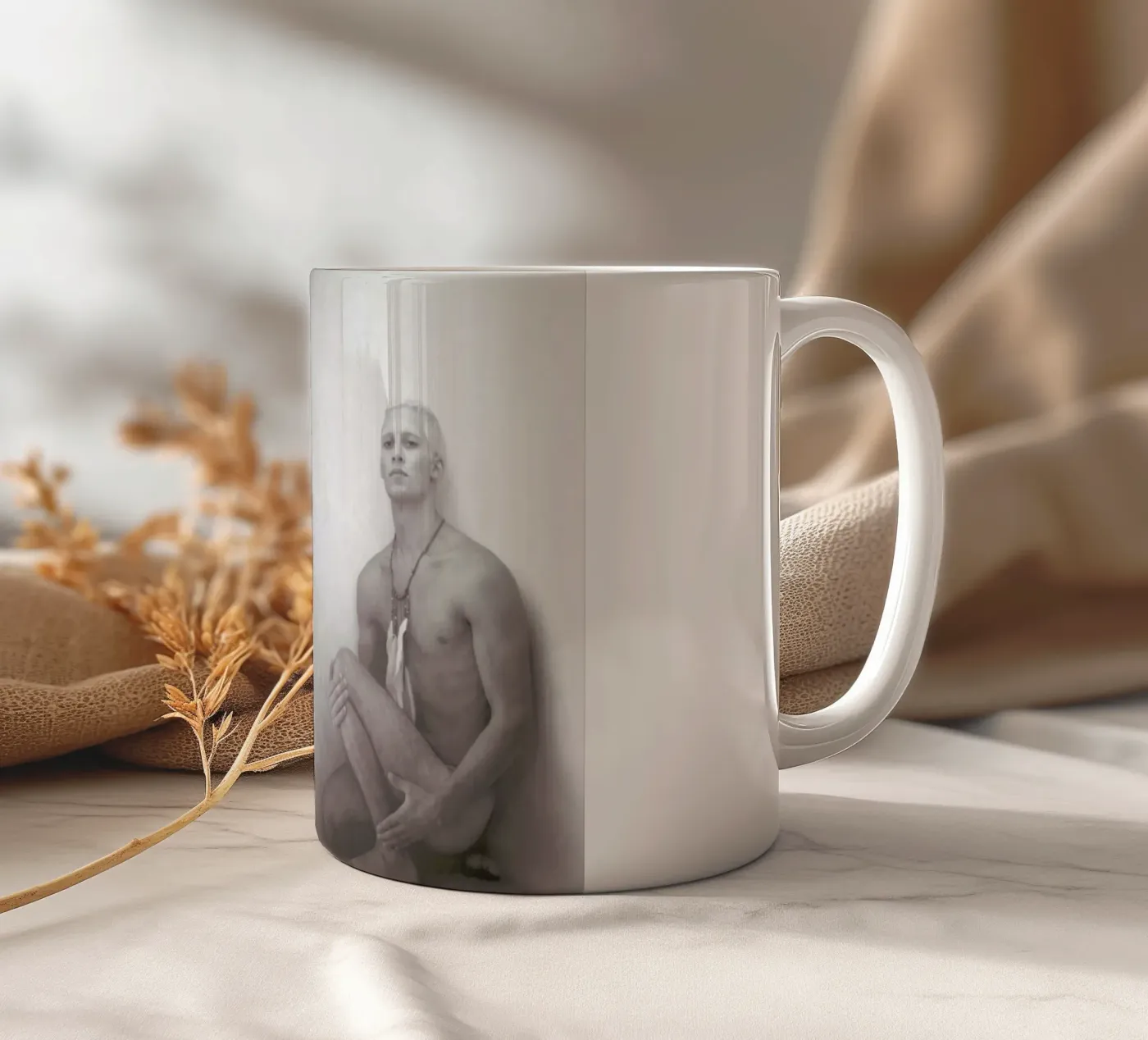 Smoke ceramic mug by George Griefy