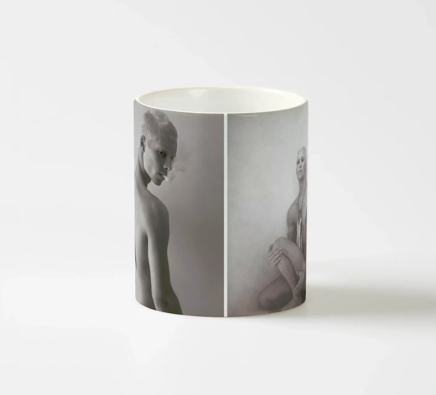 Smoke ceramic mug by George Griefy