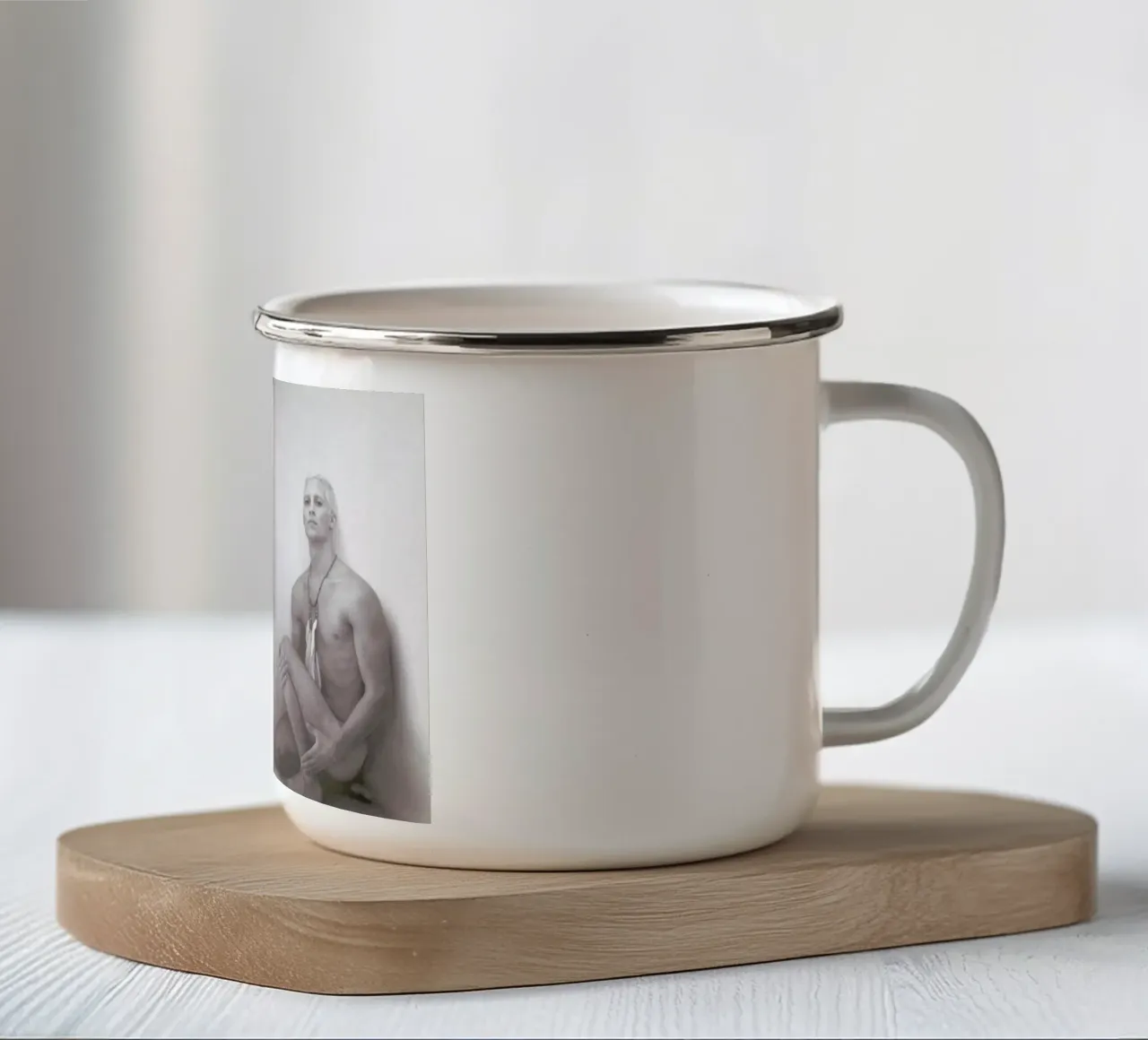 Smoke tazza in smalto da George Griefy