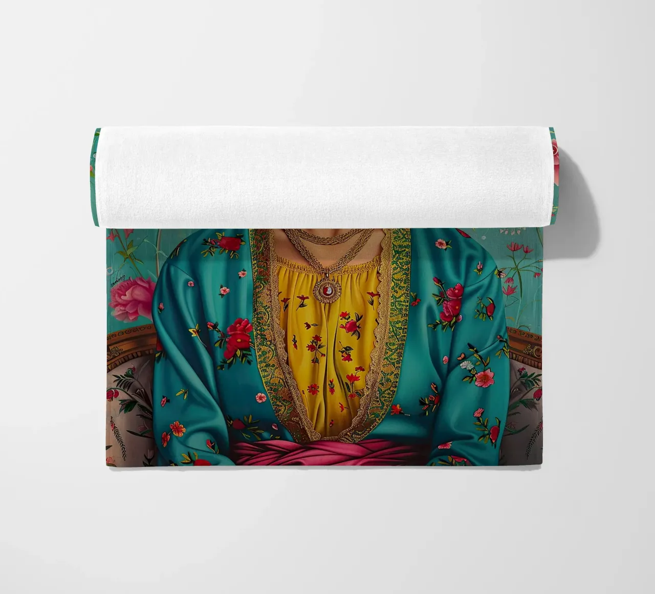 Frida Kahlo "Resilience in Every Stroke" telo mare da Fantasias Florales