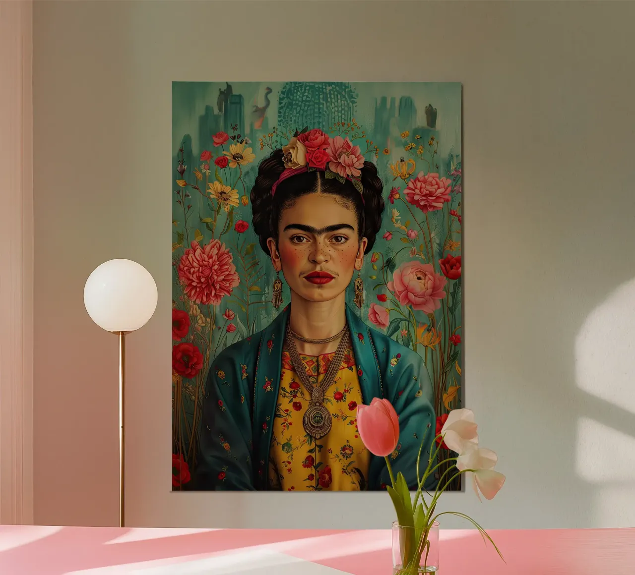 Frida Kahlo "Creative Rebellion" hahnemühle by Fantasias Florales