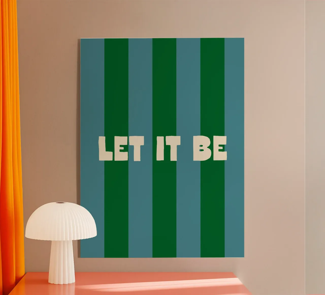 Let it be - Beatles plexiglass da Sunday Design Studio