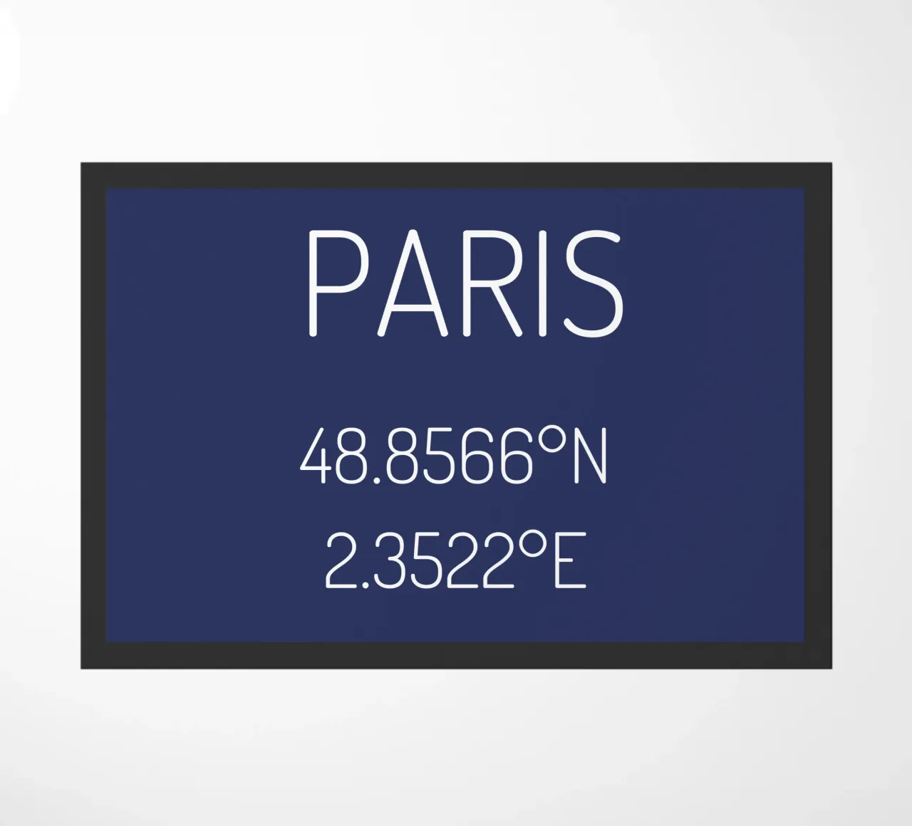 PARIS CENTRE doormat by Simple