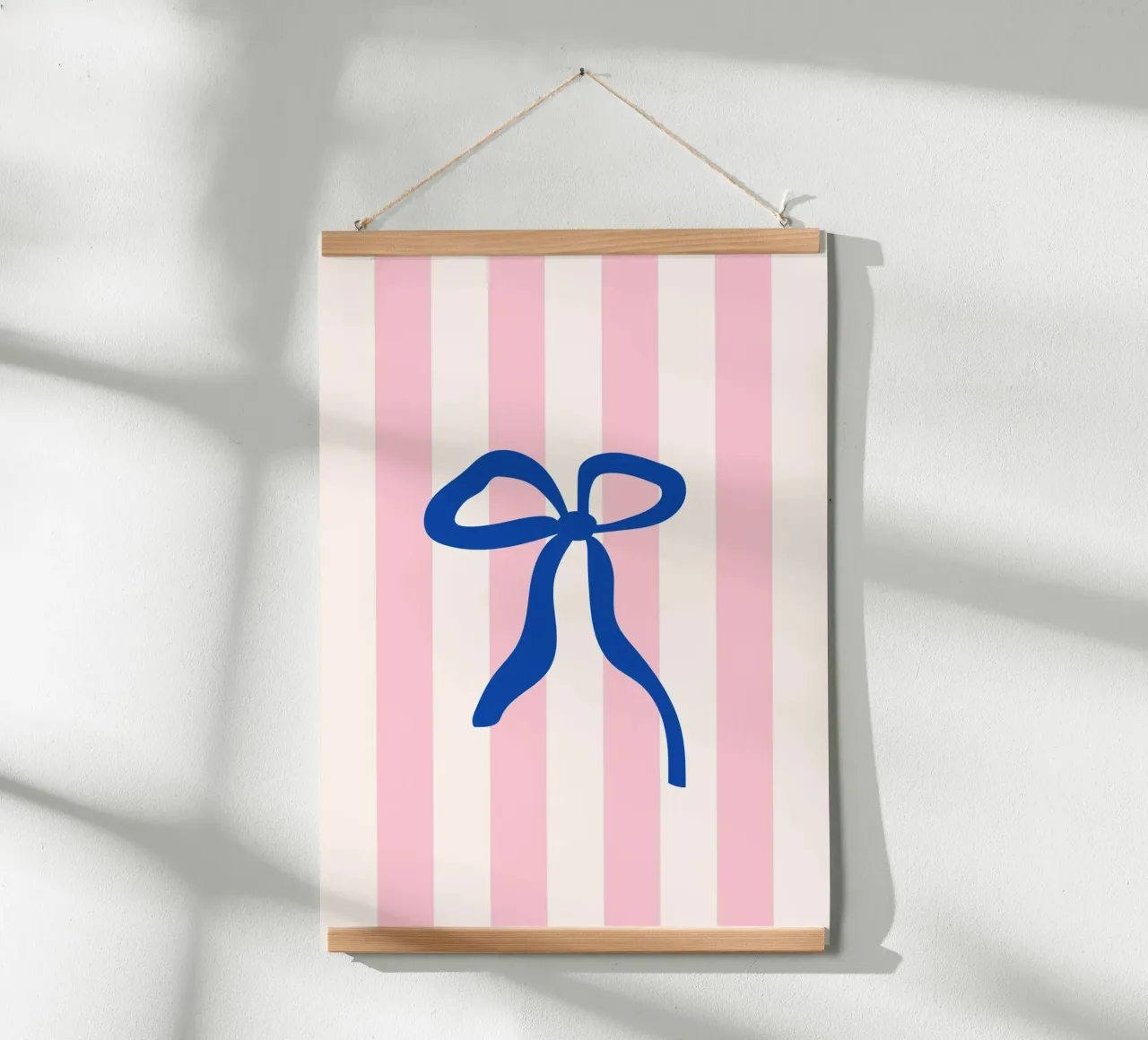 Schleife auf Streifen Poster von janamossmann