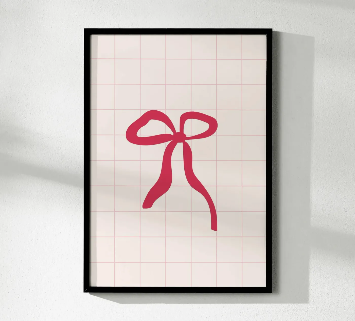Loop on chequered poster by janamossmann