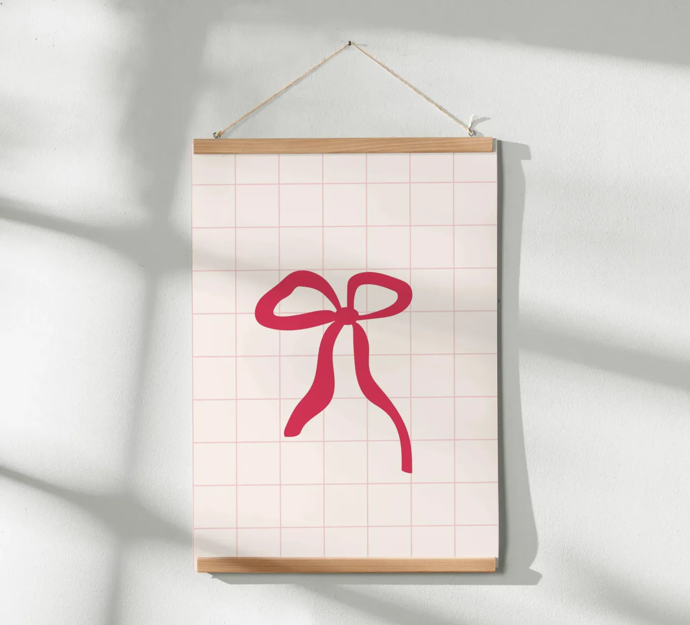 Loop on chequered poster by janamossmann