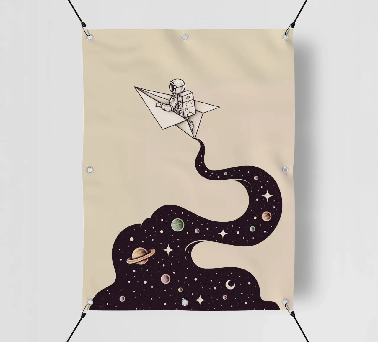 Enkel Dika - Cosmic Journey telo in pvc da The Artcircle