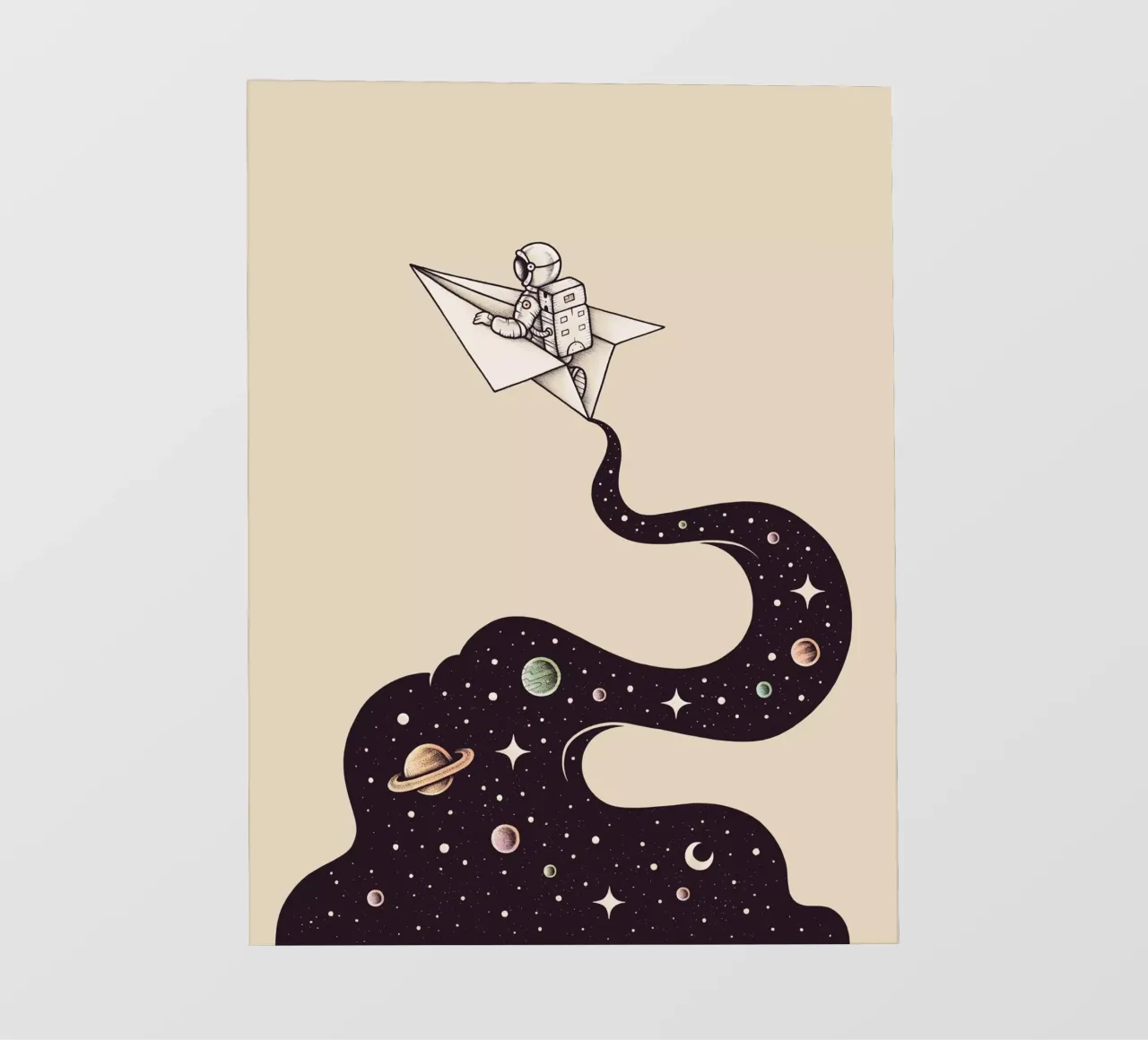 Enkel Dika - Cosmic Journey telo in pvc da The Artcircle