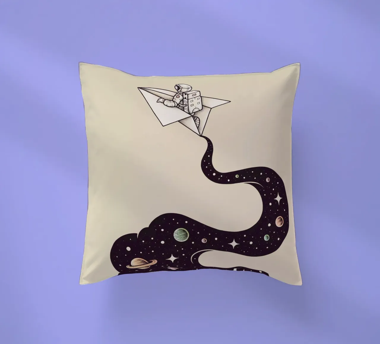 Enkel Dika - Cosmic Journey cuscino da The Artcircle