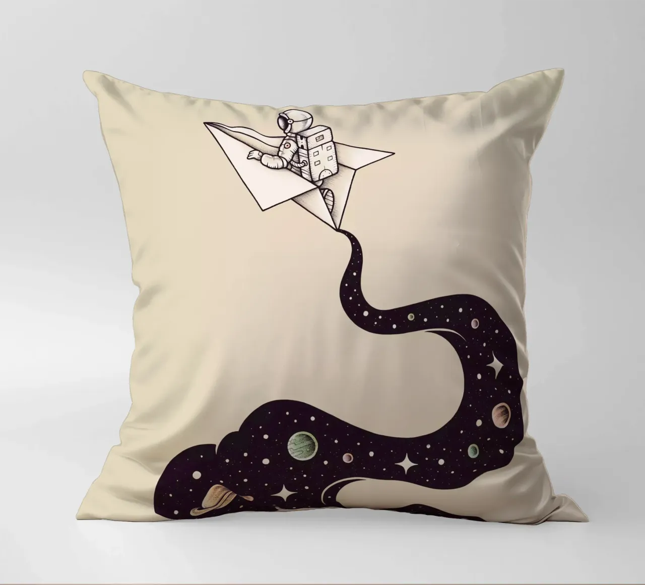 Enkel Dika - Cosmic Journey cuscino da The Artcircle