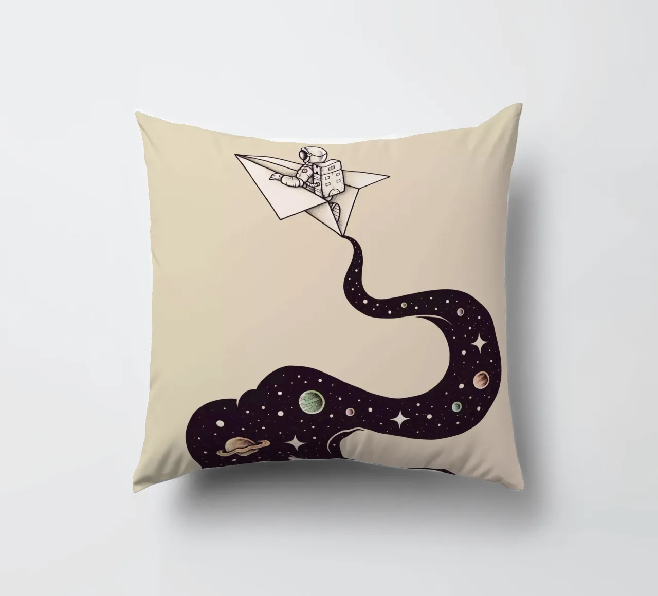 Enkel Dika - Cosmic Journey cuscino da The Artcircle