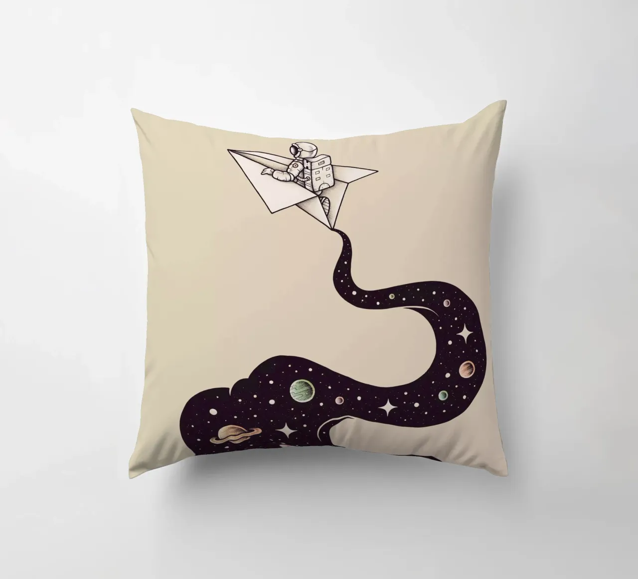 Enkel Dika - Cosmic Journey cuscino da The Artcircle