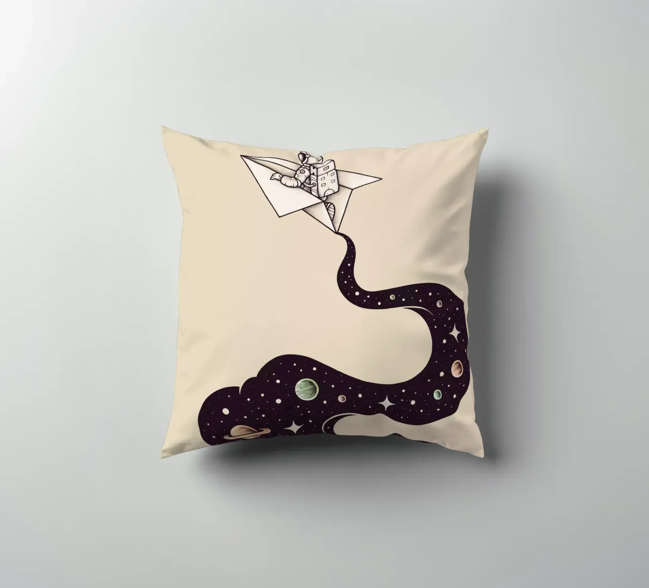 Enkel Dika - Cosmic Journey cuscino da The Artcircle