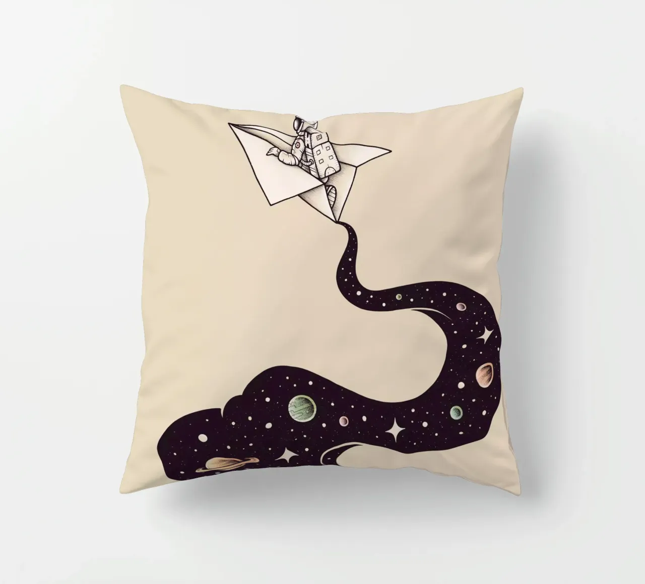 Enkel Dika - Cosmic Journey cuscino da The Artcircle