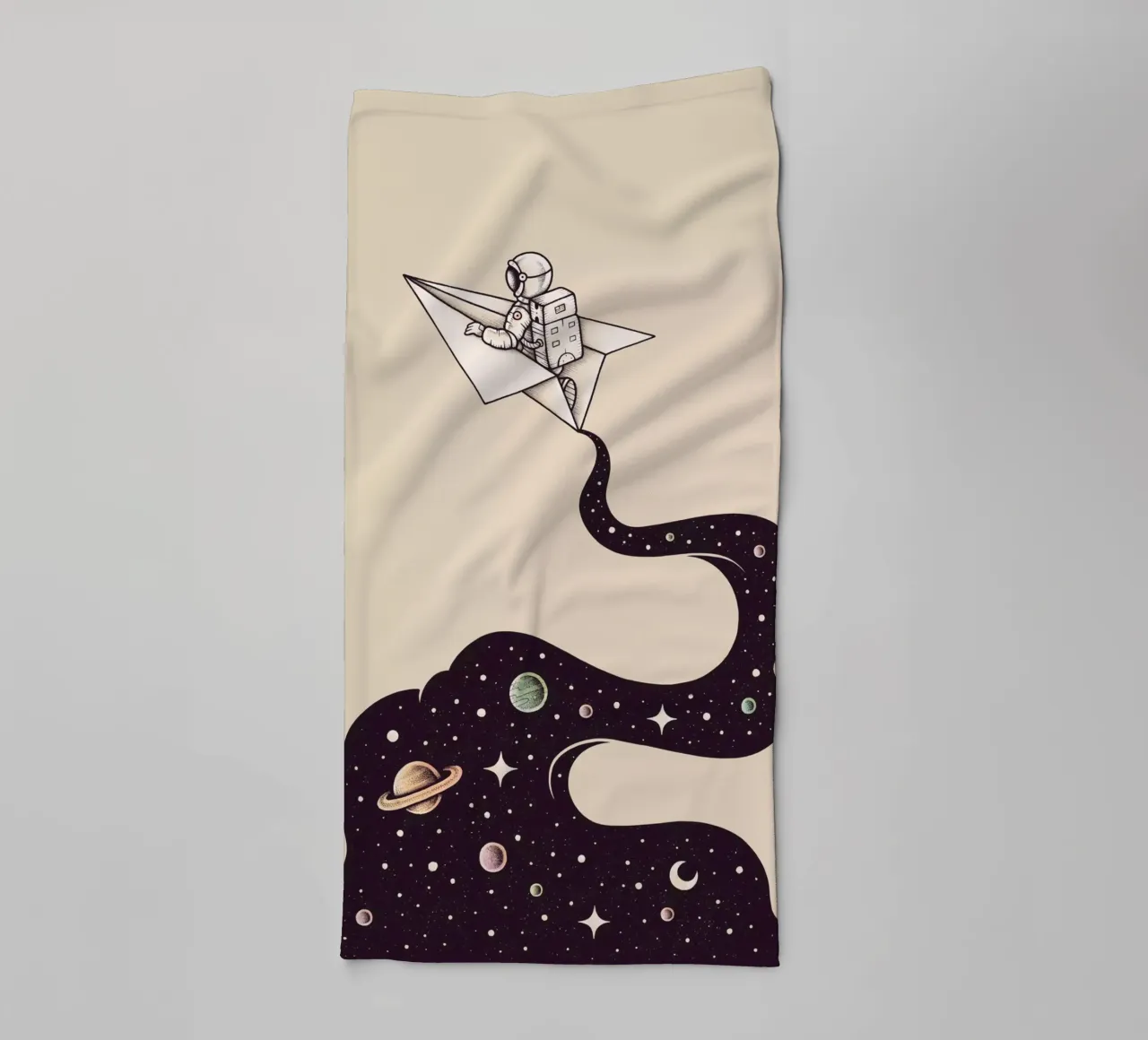 Enkel Dika - Cosmic Journey asciugamano da bagno da The Artcircle