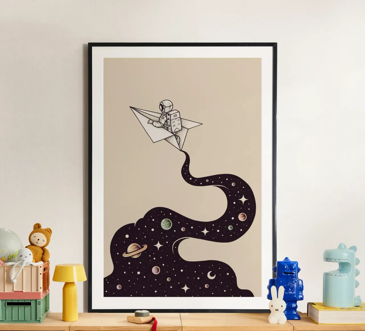 Enkel Dika - Cosmic Journey poster da The Artcircle