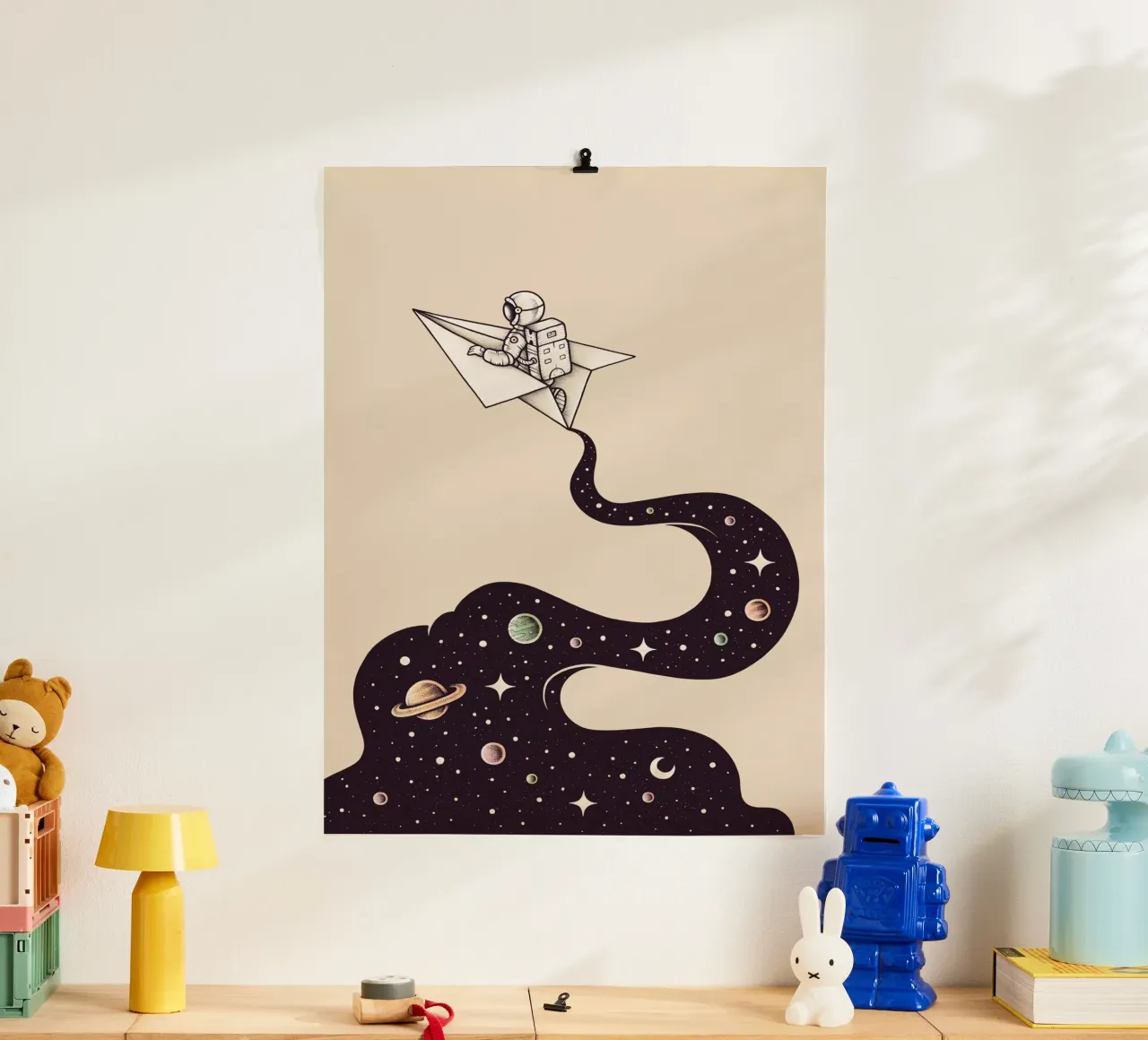 Enkel Dika - Cosmic Journey poster da The Artcircle