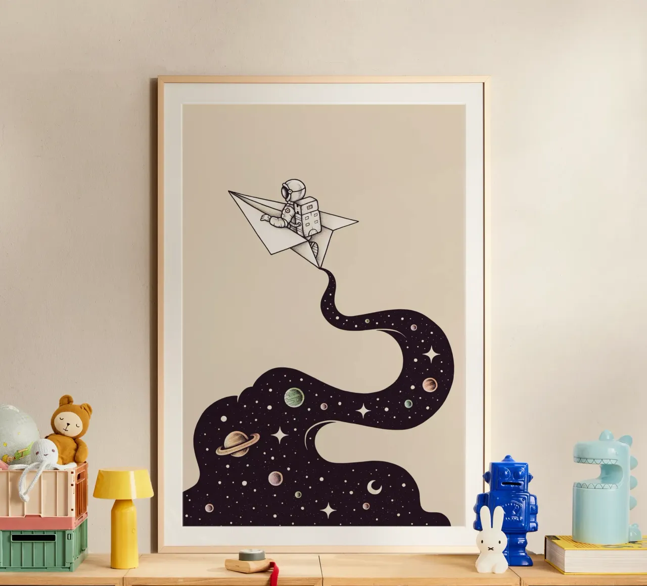 Enkel Dika - Cosmic Journey poster da The Artcircle