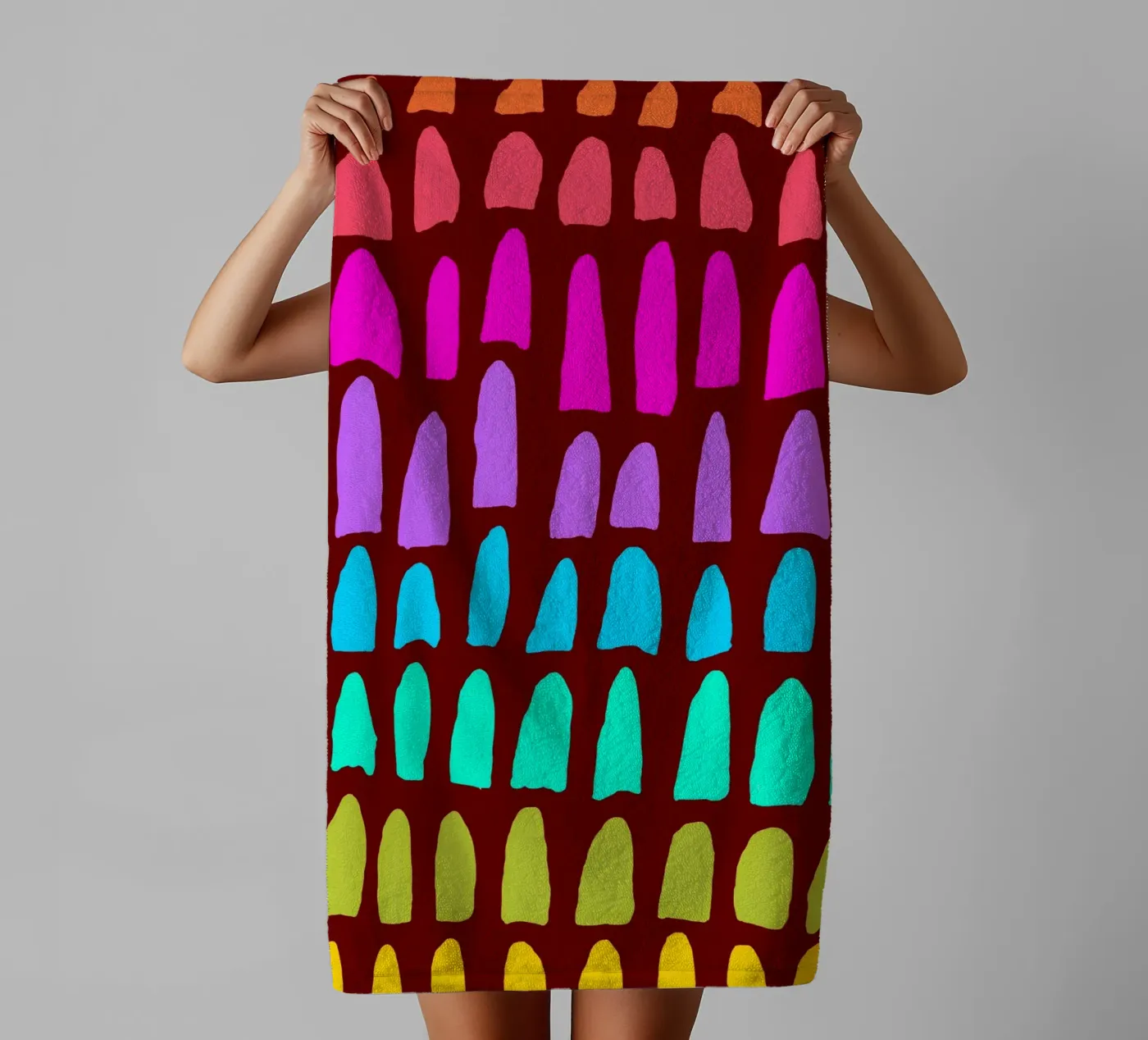 Rainbow towel by Simplicity