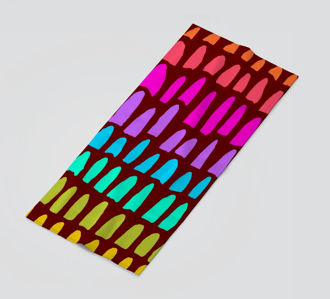 Rainbow beach towel by Simplicity