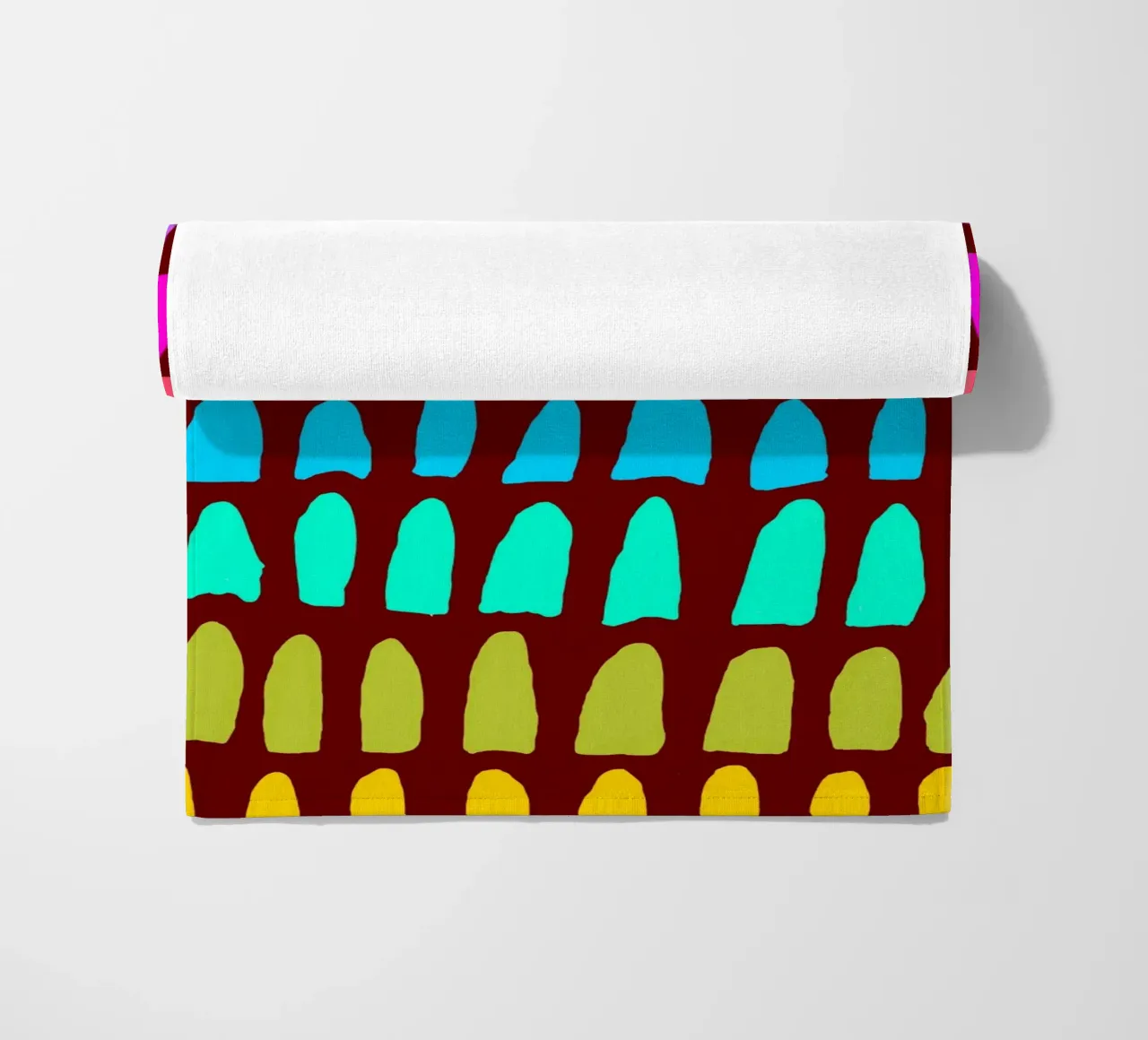 Rainbow beach towel by Simplicity