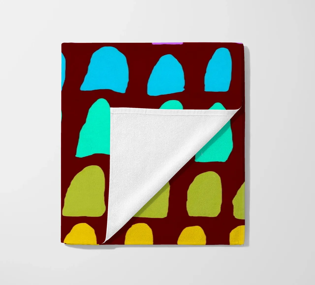 Rainbow beach towel by Simplicity
