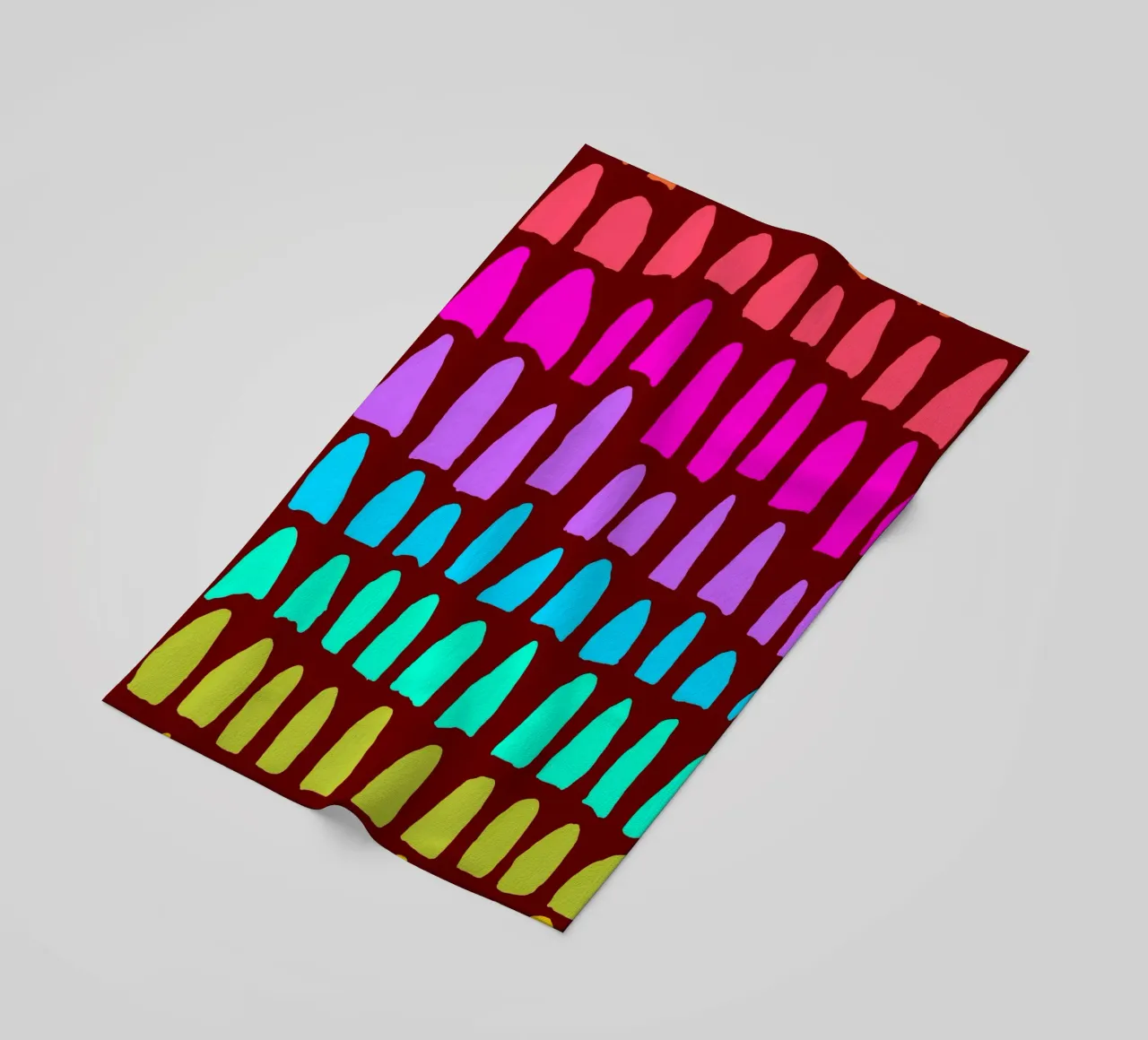 Rainbow beach towel by Simplicity