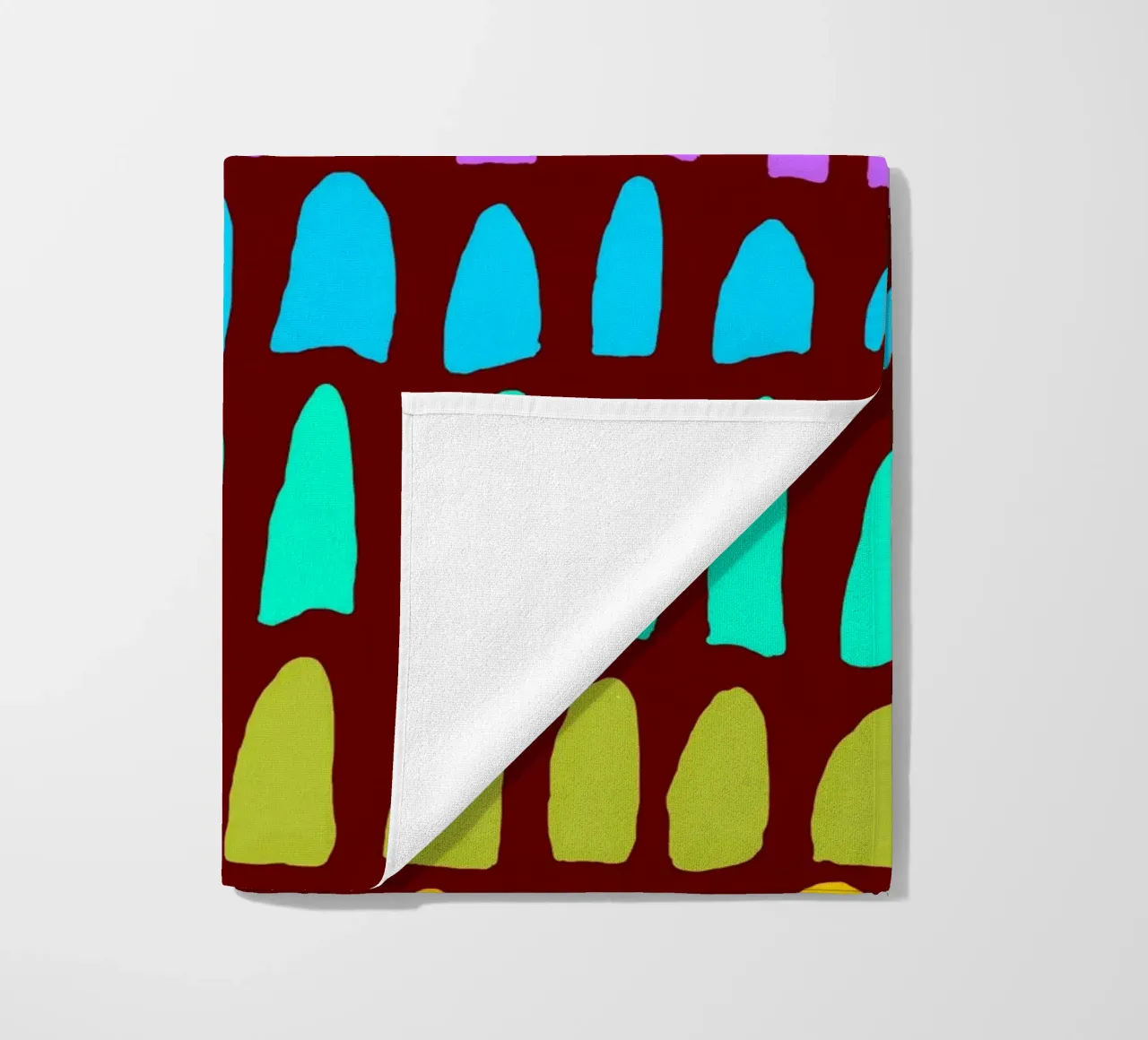 Rainbow beach towel by Simplicity