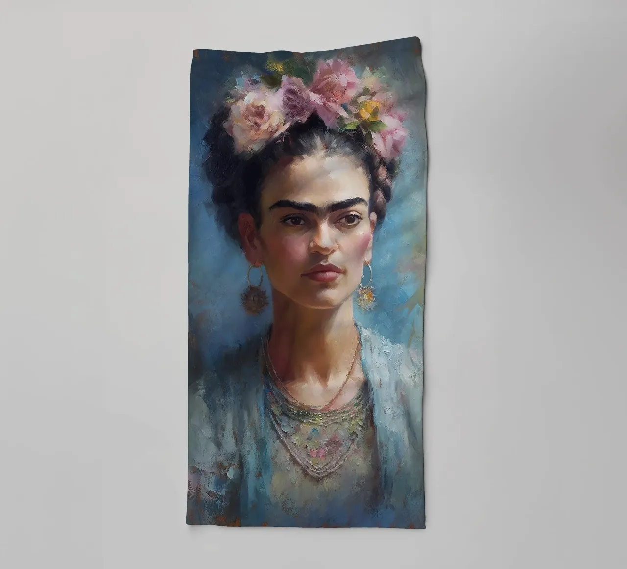 Frida Kahlo "Fire of Expression" asciugamano da bagno da Fantasias Florales