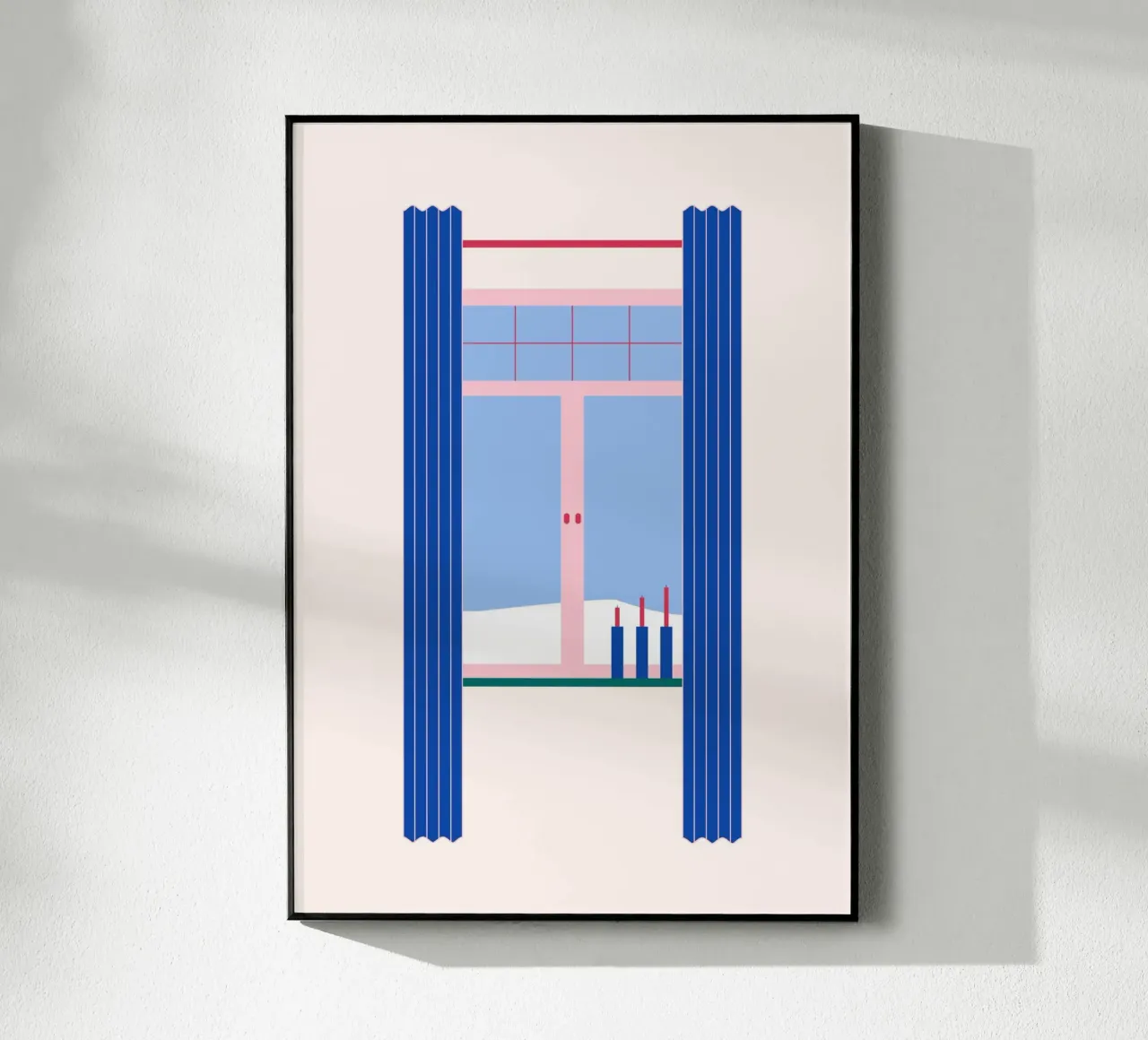 Finestra blu plexiglass da janamossmann