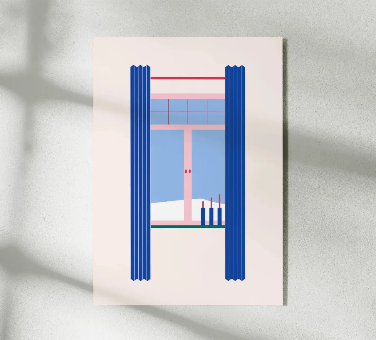 Finestra blu plexiglass da janamossmann