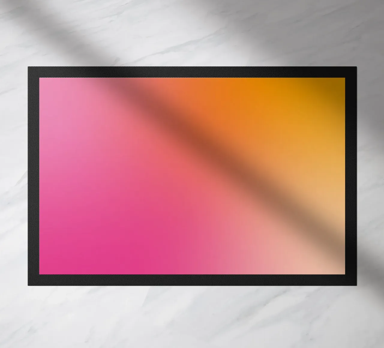 Gradiente rosa-arancio zerbino da Katja Stehle Design