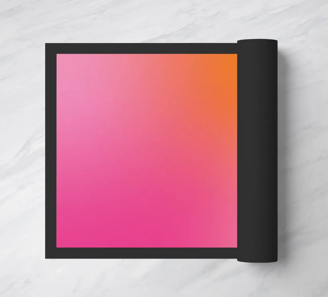 Gradiente rosa-arancio zerbino da Katja Stehle Design