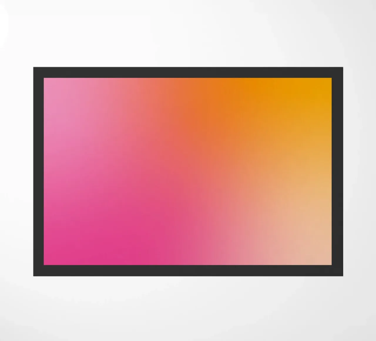 Gradiente rosa-arancio zerbino da Katja Stehle Design