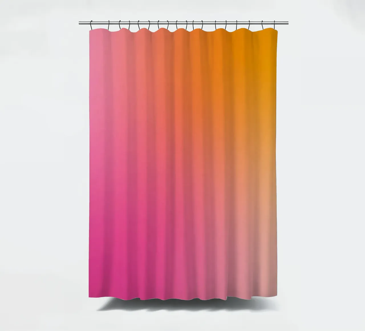 Gradiente rosa-arancio tenda da doccia da Katja Stehle Design
