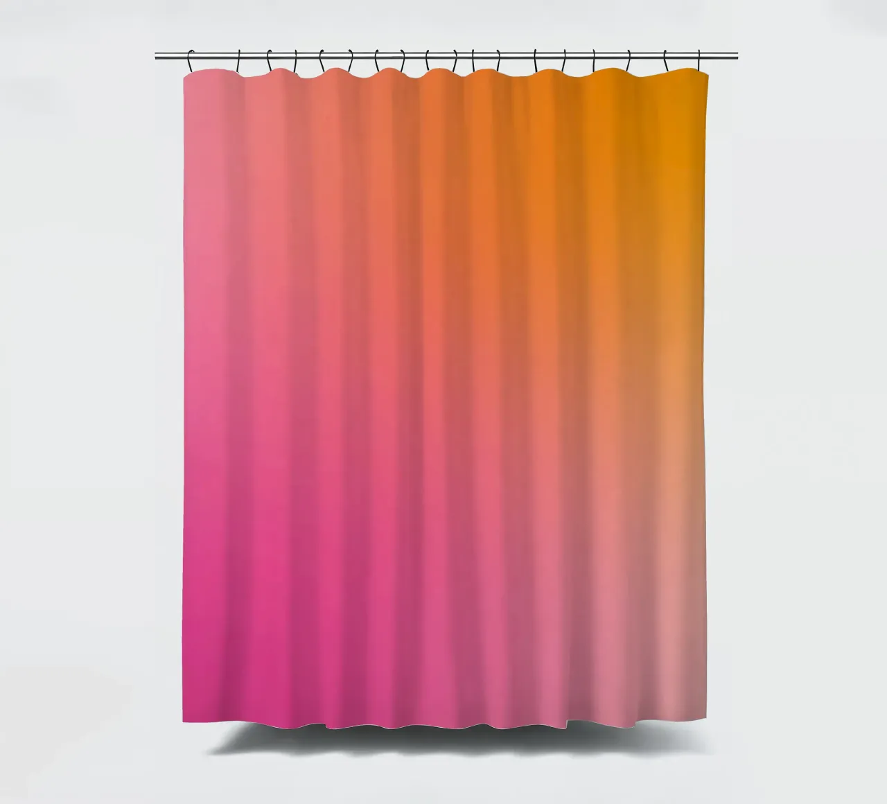 Gradiente rosa-arancio tenda da doccia da Katja Stehle Design