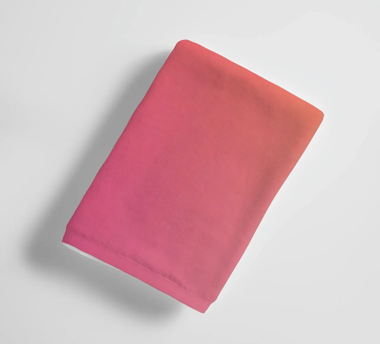 Gradiente rosa-arancio asciugamano da bagno da Katja Stehle Design