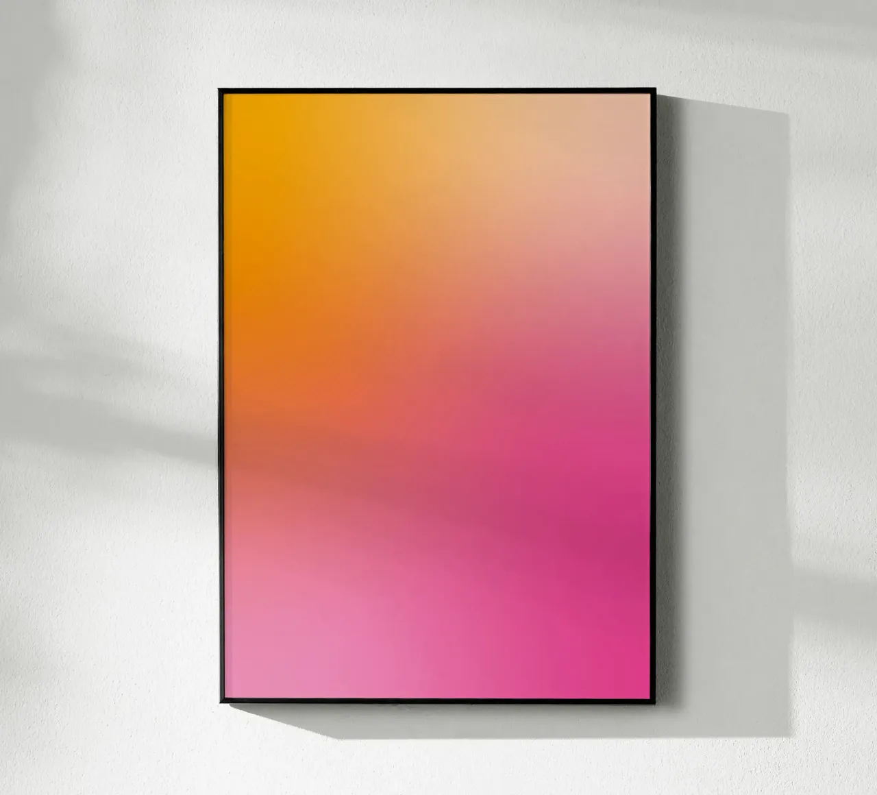 Gradiente rosa-arancio plexiglass da Katja Stehle Design