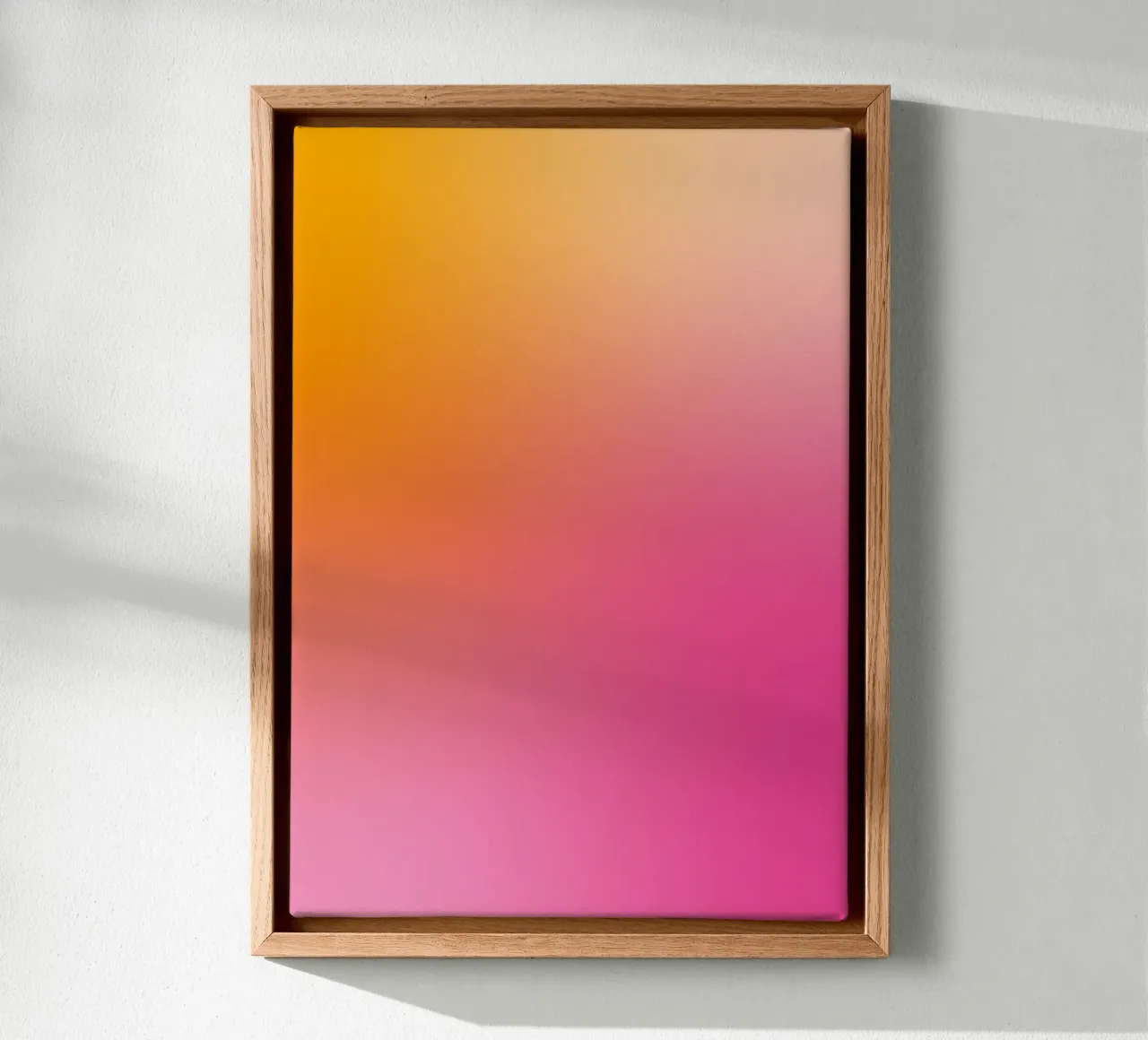 Gradiente rosa-arancio tela da Katja Stehle Design