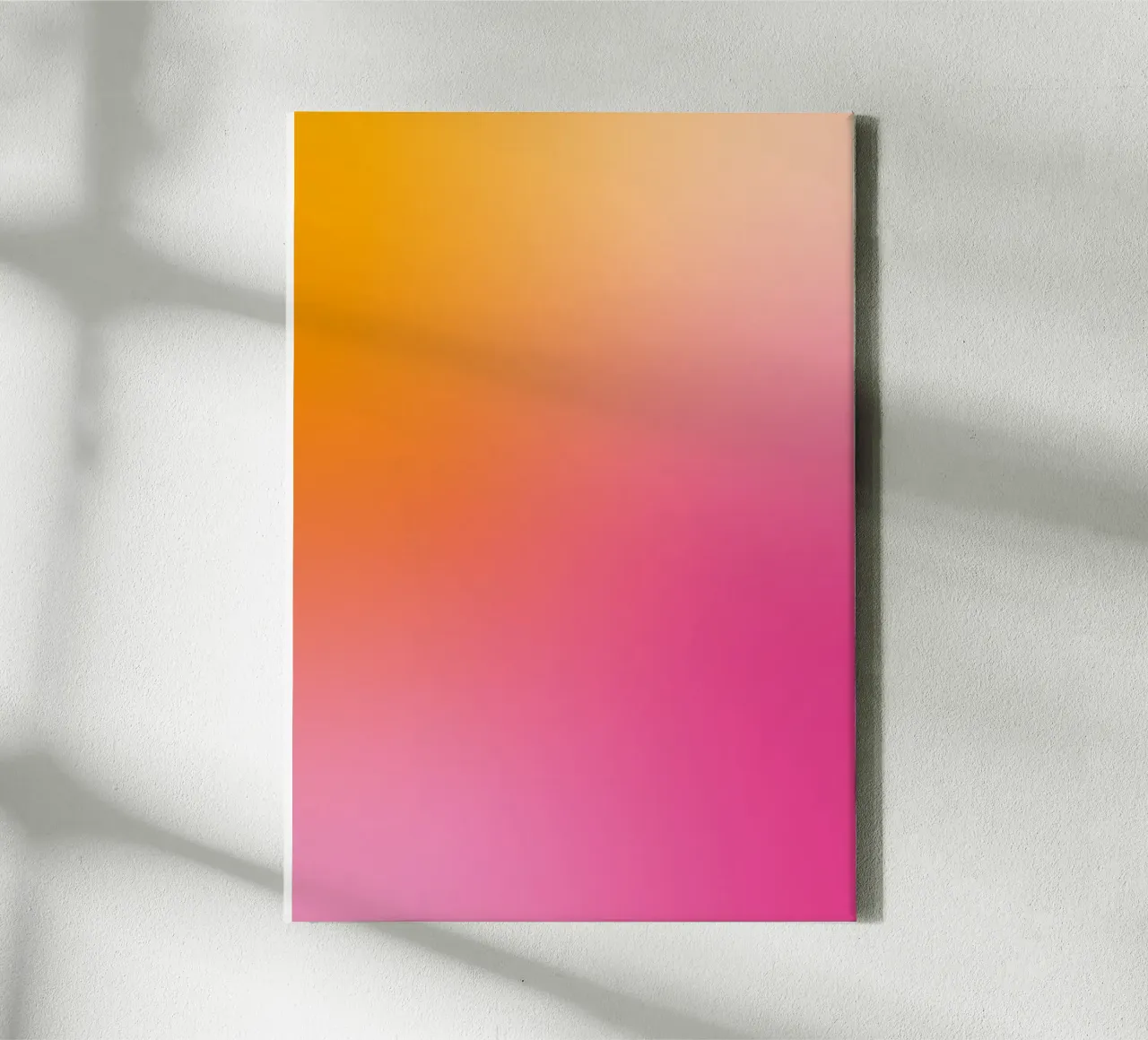 Gradiente rosa-arancio tela da Katja Stehle Design