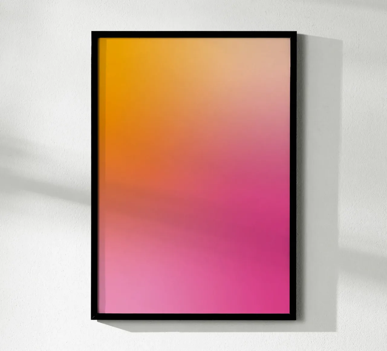 Gradiente rosa-arancio carta hahnemühle da Katja Stehle Design