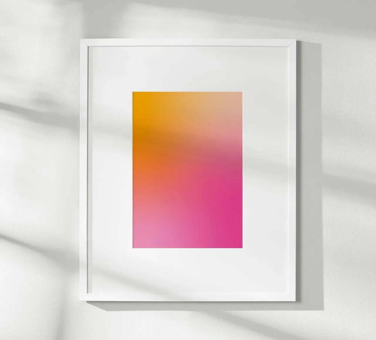 Gradiente rosa-arancio carta hahnemühle da Katja Stehle Design