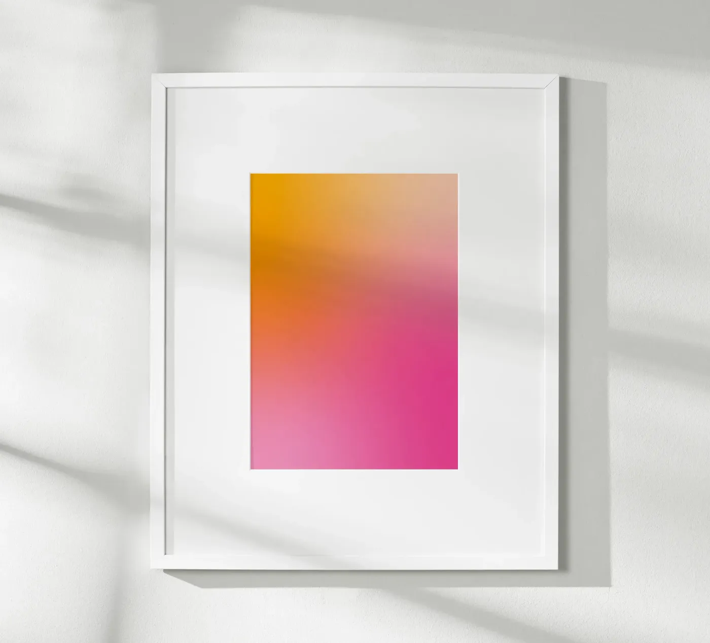 Gradiente rosa-arancio poster da Katja Stehle Design