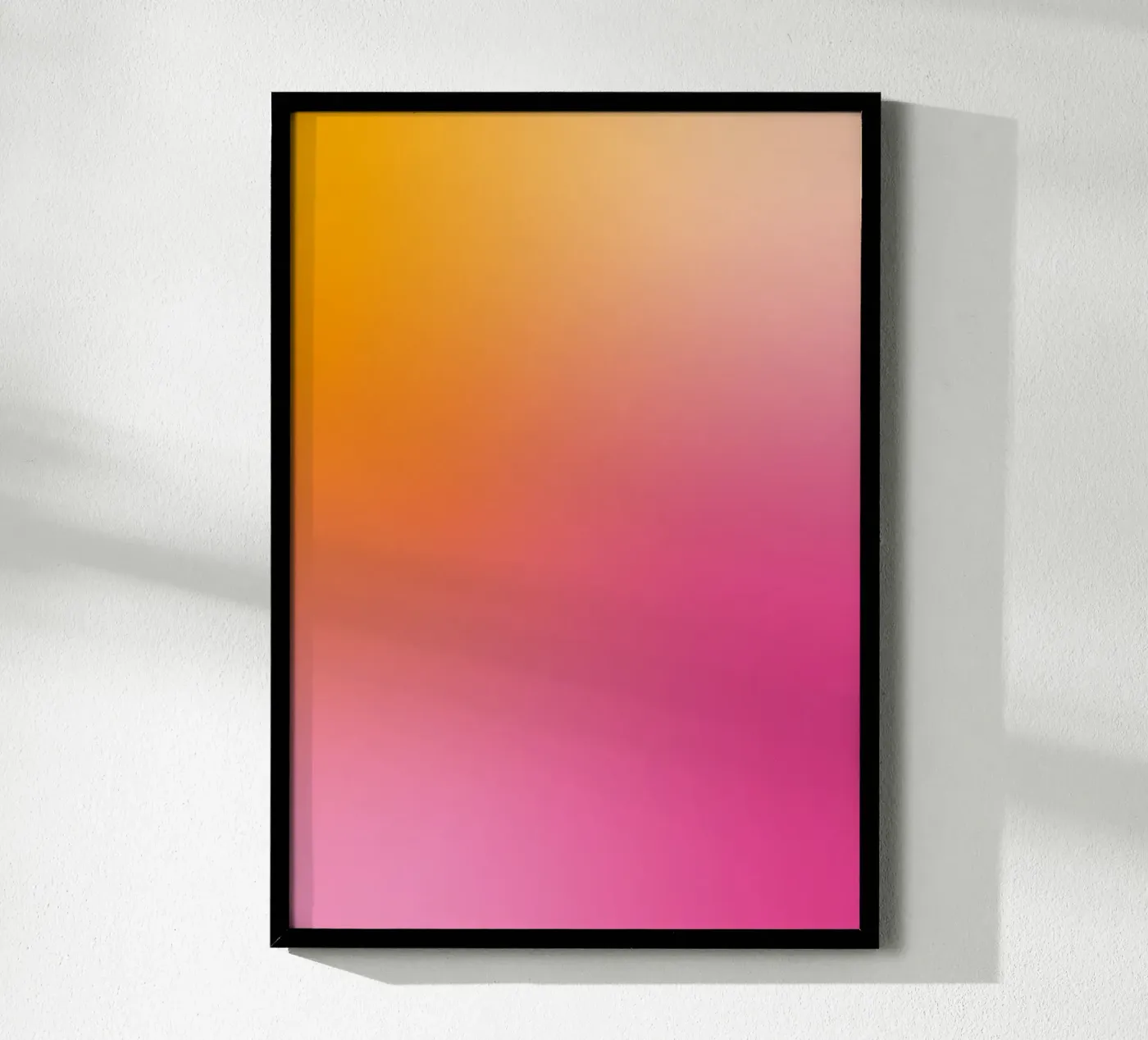 Gradiente rosa-arancio poster da Katja Stehle Design